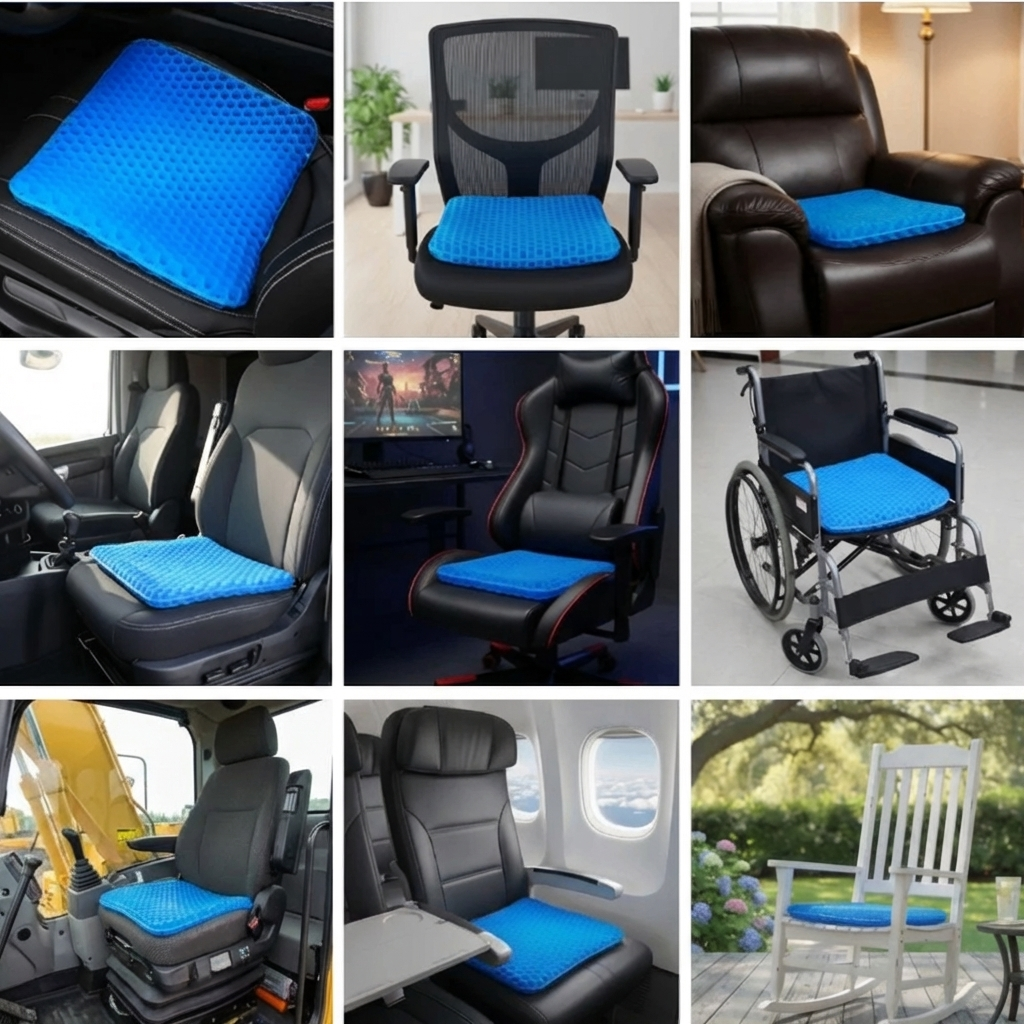 Curasit® Großes Gel Sitzkissen
